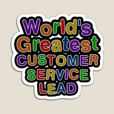World's Greatest CUSTOMER SERVICE LEAD Sticker