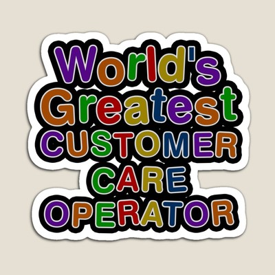 World's Greatest CUSTOMER CARE OPERATOR Sticker