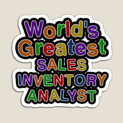 World's Greatest SALES INVENTORY ANALYST Sticker