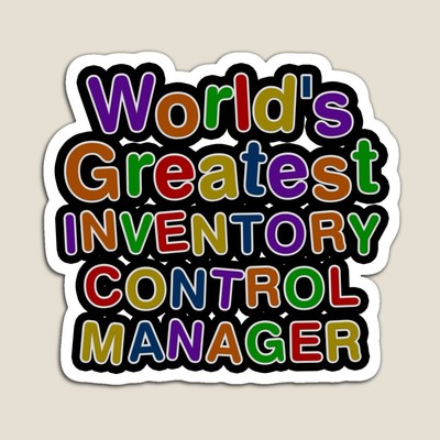 World's Greatest INVENTORY CONTROL MANAGER Sticker