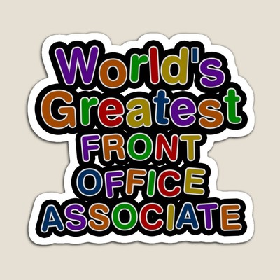 World's Greatest FRONT OFFICE ASSOCIATE Sticker