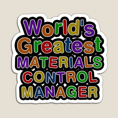 World's Greatest MATERIALS CONTROL MANAGER Sticker