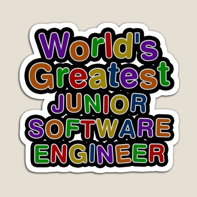 World's Greatest JUNIOR SOFTWARE ENGINEER Sticker