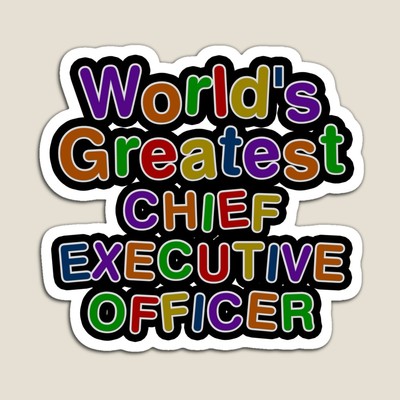 World's Greatest CHIEF EXECUTIVE OFFICER Sticker