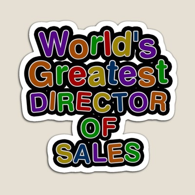 World's Greatest DIRECTOR OF SALES Sticker