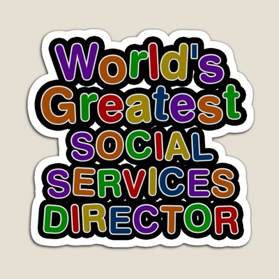 World's Greatest SOCIAL SERVICES DIRECTOR Sticker