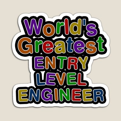 World's Greatest ENTRY LEVEL ENGINEER Sticker
