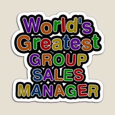 World's Greatest GROUP SALES MANAGER Sticker