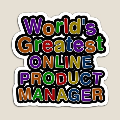 World's Greatest ONLINE PRODUCT MANAGER Sticker
