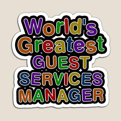 World's Greatest GUEST SERVICES MANAGER Sticker