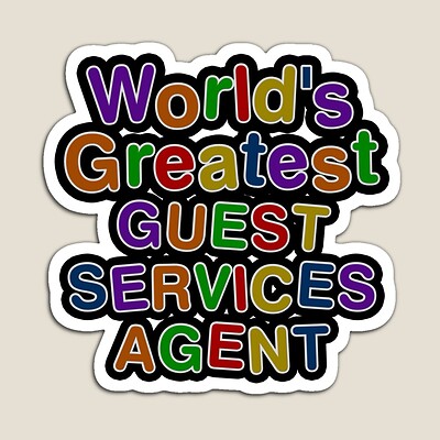 World's Greatest GUEST SERVICES AGENT Sticker