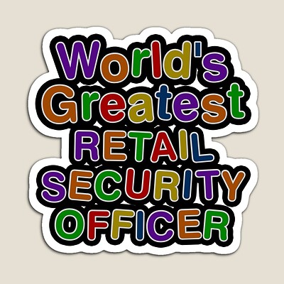 World's Greatest RETAIL SECURITY OFFICER Sticker