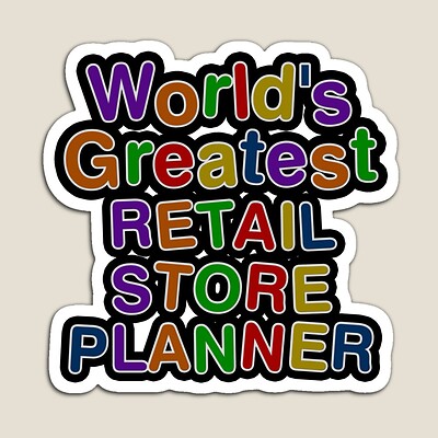 World's Greatest RETAIL STORE PLANNER Sticker