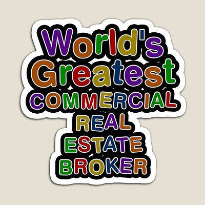 World's Greatest COMMERCIAL REAL ESTATE BROKER Sticker