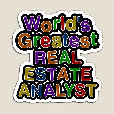 World's Greatest REAL ESTATE ANALYST Sticker