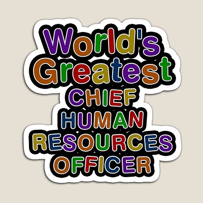 World's Greatest CHIEF HUMAN RESOURCES OFFICER Sticker