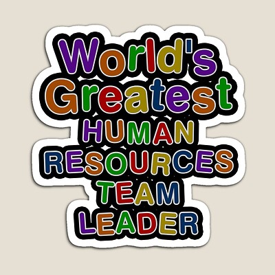 World's Greatest HUMAN RESOURCES TEAM LEADER Sticker