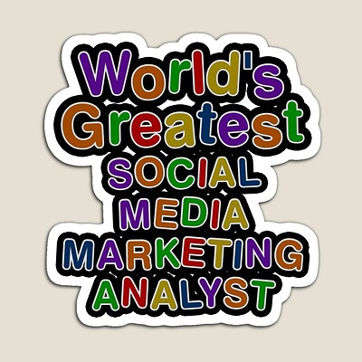 World's Greatest SOCIAL MEDIA MARKETING ANALYST  Sticker