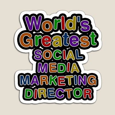 World's Greatest SOCIAL MEDIA MARKETING DIRECTOR Sticker