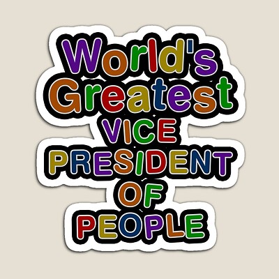 World's Greatest VICE PRESIDENT OF PEOPLE Sticker