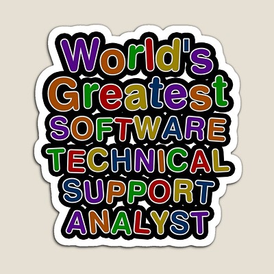 World's Greatest SOFTWARE TECHNICAL SUPPORT ANALYST Sticker
