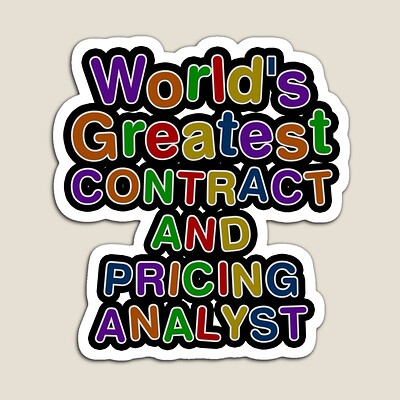 World's Greatest CONTRACT AND PRICING ANALYST Sticker