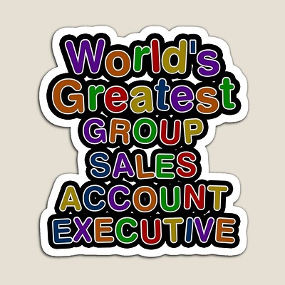 World's Greatest GROUP SALES ACCOUNT EXECUTIVE Sticker