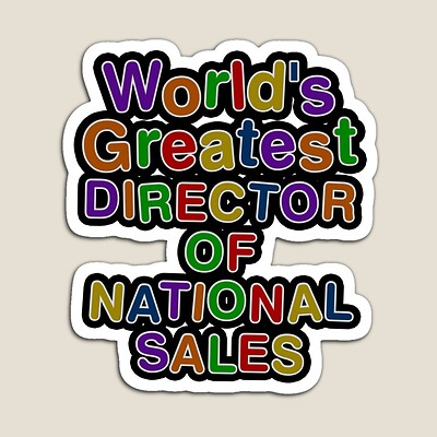World's Greatest DIRECTOR OF NATIONAL SALES Sticker