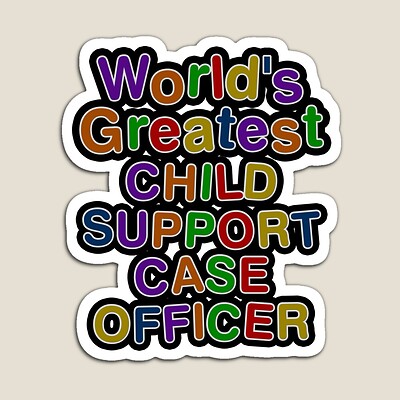 World's Greatest CHILD SUPPORT CASE OFFICER Sticker