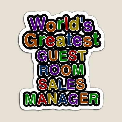 World's Greatest GUEST ROOM SALES MANAGER Sticker