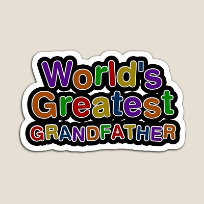 World's Greatest Grandfather Sticker