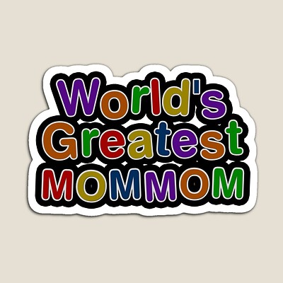 World's Greatest Mommom Sticker