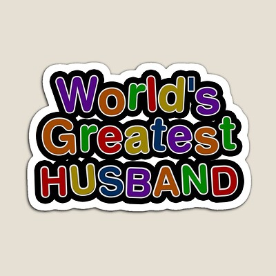 World's Greatest Husband Sticker