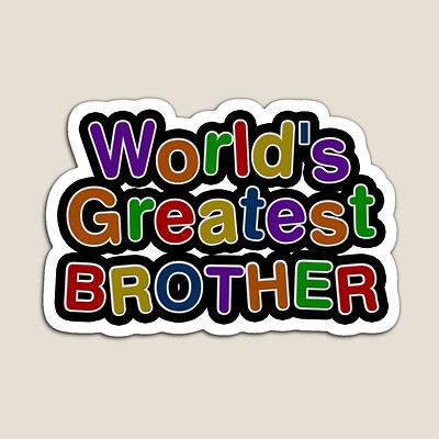 World's Greatest Brother Sticker