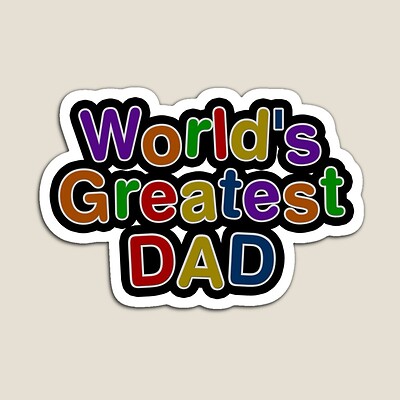 World's Greatest Dad Sticker
