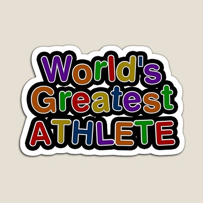 World's Greatest Athlete Sticker