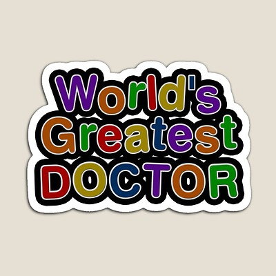 World's Greatest Doctor Sticker