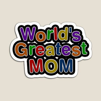 World's Greatest Mom Sticker
