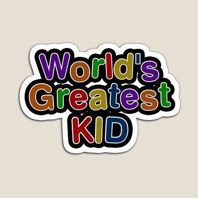 World's Greatest Kid Sticker