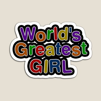 World's Greatest Girl Sticker