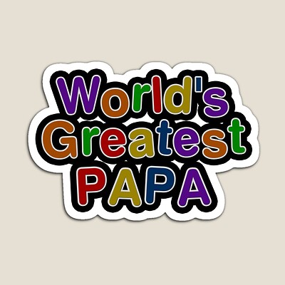 World's Greatest Papa Sticker