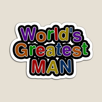 World's Greatest Man Sticker