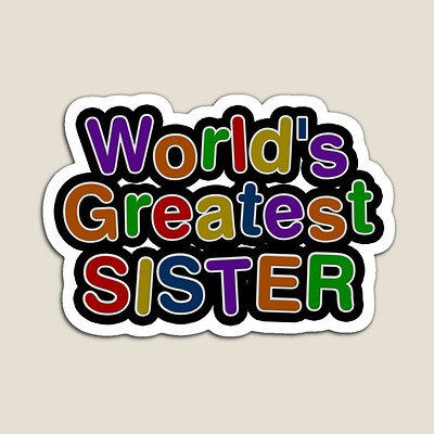 World's Greatest Sister Sticker
