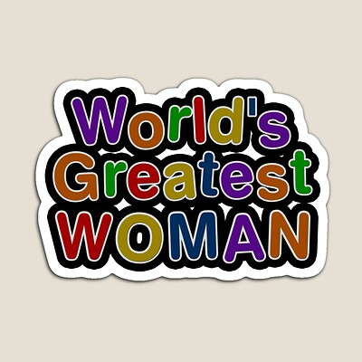 World's Greatest Woman Sticker