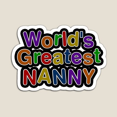 World's Greatest Nanny Sticker